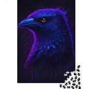 1000 Piece Jigsaw Puzzle for Adults, 52x38cm/1000pcs, The Ravens Head, Thoughtful Gift Idea, Winter Home Activity And Time at Home