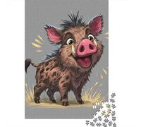 1000 Piece Jigsaw Puzzle for Adults, 70x50cm/1000pcs, Boar Adventure Wild And Fun!, Gift for Puzzle Lovers, Screen-Free Leisure And Quiet Weekends