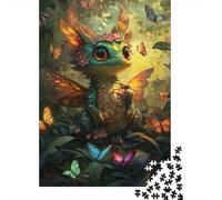 1000 Piece Jigsaw Puzzle for Adults, 70x50cm 1000pcs Dragon's Garden Glow