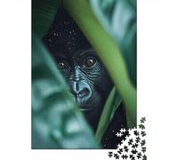 1000 Piece Jigsaw Puzzle for Adults, 70x50cm/1000pcs, Gorilla in The Jungle, Shared Puzzle Activity, Relaxing Evenings And Weekend Downtime