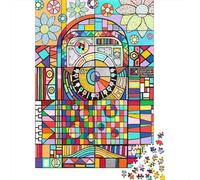 1000 Piece Jigsaw Puzzle for Adults, 70x50cm/1000pcs, Juke Box Sunshine Flowers, Idea, Family Activity And Cosy Winter Evenings