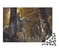 1000 Piece Jigsaw Puzzle for Adults, 70x50cm/1000pcs, Knight in The Forest, Puzzle Lover Present, Screen-Free Leisure And Time at Home