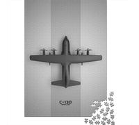 1000 Piece Jigsaw Puzzle for Adults, 70x50cm/1000pcs, Lockheed C130 Hercules, Idea, Screen-Free Activity And Cosy Winter Evenings