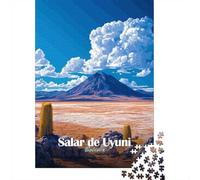 1000 Piece Jigsaw Puzzle for Adults, 70x50cm/1000pcs, Salar De Uyuni Landscape, Screen-Free Activity And Cosy Winter Evenings