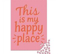 1000 Piece Jigsaw Puzzle for Adults, 70x50cm/1000pcs, This Is My Happy Place, Shared Puzzle Activity, Weekend Leisure And Weekend Downtime