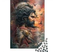 1000 Piece Jigsaw Puzzle for Adults, 70x50cm/1000pcs, Warrior's Glory Epic Battle Artwork, Thoughtful Gift Idea, Relaxing Indoor Activity And Time at Home
