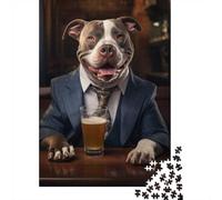 1000 Piece Jigsaw Puzzle for Adults, 70x50cm/1000pcs, XL Bully in The Pu, Thoughtful Gift Idea, Winter Home Activity And Time at Home