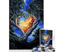 1000 Piece Jigsaw Puzzle for Adults A Galaxy Between The Trees Happy Indoor Family Gathering Fun Perfect Holiday Celebration Present (38x26cm)