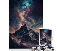 1000 Piece Jigsaw Puzzle for Adults A Galaxy Mountain View Happy Indoor Family Gathering Fun Perfect Holiday Celebration Present (38x26cm)
