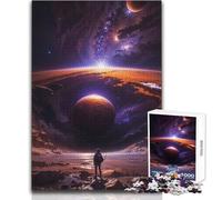 1000 Piece Jigsaw Puzzle for Adults A Man Lost in The Cosmos Family Fun & Game Night Analysis And Logic Anti-Stress Toys Size 50x75cm