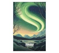 1000 Piece Jigsaw Puzzle for Adults, Abisko National Park Aurora Borealis