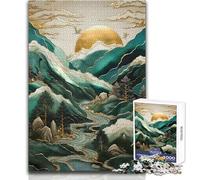 1000 Piece Jigsaw Puzzle for Adults Abstract Sunset Cranes Family Fun & Game Night Analysis And Logic Anti-Stress Toys Size 38x26cm