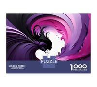 1000 Piece Jigsaw Puzzle for Adults Abstract Woman Silhouette Adult Jigsaw Puzzle Toy Wall Decor Precision Cutting Unique Gifts for Birthday And Christmas 52x38cm/1000pcs