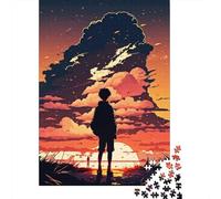 1000-Piece Jigsaw Puzzle for Adults, Afternoon Trip, 70x50cm/1000pcs, A Calm After-work Activity; White Pieces for Organised Sorting
