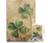 1000 Piece Jigsaw Puzzle for Adults Aged Clover Elegance Family Fun & Game Night Analysis And Logic Anti-Stress Toys Size 38x52cm