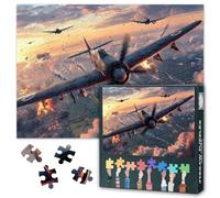1000 Piece Jigsaw Puzzle for Adults Aircraft on Combat Missions in the Second World War Jigsaw Puzzles Wwii Aviation History Thick Puzzles No Dust and Durable50.5x70.5cm