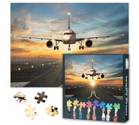 1000 Piece Jigsaw Puzzle for Adults Airplane Inspirational Aircraft Art Rural Decor Vintage Aviation Landscape Challenging Puzzle Gift for Pilots and Country Living Enthusiasts 27.5 x 19.7 Inches