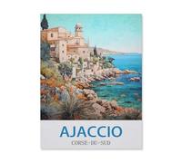 1000 Piece Jigsaw Puzzle for Adults，Ajaccio Corse Du Sud，paper Puzzle - for Adults Teens Educational Toys Gifts（26x38cm）-EF20
