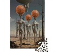 1000-Piece Jigsaw Puzzle for Adults, Alien Life Forms on Mars, 70x50cm/1000pcs, Relaxing Winter Hobby, Weekend Downtime And Puzzle Lover Downtime