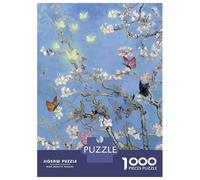 1000 Piece Jigsaw Puzzle for Adults Almond Blossom Butterfly Jigsaw for Adults Relaxing Games Stress Reliever Birthday And Unique Gifts 70x50cm/1000pcs
