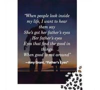1000 Piece Jigsaw Puzzle for Adults, Amy Grant Fathers Eyes
