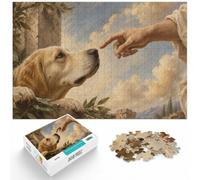 1000 Piece Jigsaw Puzzle for Adults, And God created Labrador | For rainy days and slower weekends: Adult jigsaw puzzle with 1000 pieces fits a regular jigsaw hobby.