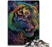 1000 Piece Jigsaw Puzzle for Adults And Teenagers Abstract Psychedelic Educational Games Home Decoration Educational Game for Birthday, Chrismas 26x38cm