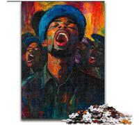 1000 Piece Jigsaw Puzzle for Adults And Teenagers African Man,Learning Educational Toys Family Games Suitable for Desktop Decoration 50x75cm