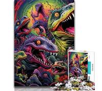 1000 Piece Jigsaw Puzzle for Adults And Teenagers Ancient Dinosaurs Adult Puzzles,Fun Games Wall Decoration Unique Birthday And Xmas Gifts (size 38x26cm)