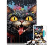 1000 Piece Jigsaw Puzzle for Adults And Teenagers Animal Cats,Toys Educational Games Stress Relieving Great Gifts And Toys 75x50cm