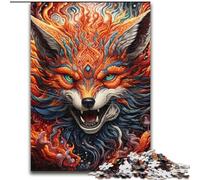 1000 Piece Jigsaw Puzzle for Adults And Teenagers Animal Foxes,for Educational Game Challenge Toy Deal As Gifts for The Whole Family 38x26cm