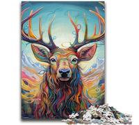 1000 Piece Jigsaw Puzzle for Adults And Teenagers Animal Moose Teenager Jigsaw,Decompressing Intellectual Educational Toy Birthday Gift (50x75cm)