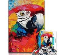 1000 Piece Jigsaw Puzzle for Adults And Teenagers Animal Parrot Puzzles for Teenagers,Birthday Present, Gifts, Wall Art for Age 14 Years Up 38x26cm