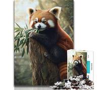 1000 Piece Jigsaw Puzzle for Adults And Teenagers Animal Red Panda Adult Puzzles,Fun Games Wall Decoration Unique Birthday And Xmas Gifts (size 75x50cm)