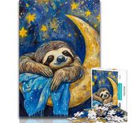 1000 Piece Jigsaw Puzzle for Adults And Teenagers Animal Sloth 1000 Pieces for Teenagers,Educational Games Home Decoration Suitable for Desktop Decoration (size 75x50cm)
