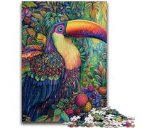 1000 Piece Jigsaw Puzzle for Adults And Teenagers Animal Toucan 1000 Pieces for Teenagers,Quiz Game for Is Ideal As A Gift for The Whole Family (75x50cm)
