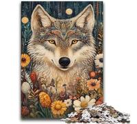 1000 Piece Jigsaw Puzzle for Adults And Teenagers Animal Wolf Teenager Jigsaw,Birthday Gift Idea for Adults, Family Game And Hobby (50x75cm)