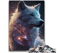 1000 Piece Jigsaw Puzzle for Adults And Teenagers Animal Wolf Teenager Jigsaw,with Matching Poster And Trivia Sheet for And Age 14 Years Up (75x50cm)