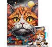 1000 Piece Jigsaw Puzzle for Adults And Teenagers Animals Cats Teenager Puzzles,Family Educational Games Home Decoration Gift (size 75x50cm)