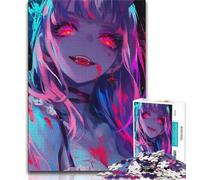 1000 Piece Jigsaw Puzzle for Adults And Teenagers Anime Demon Girl Jigsaw,Educational Games Home Decoration Unique Home Decor And Gifts (size 75x50cm)