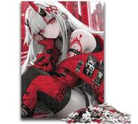 1000 Piece Jigsaw Puzzle for Adults And Teenagers Anime Demon Girl Puzzles for Teenagers,Quiz Game Wall Decoration Unique Birthday And Xmas Gifts (50x75cm)