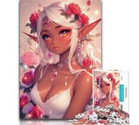 1000 Piece Jigsaw Puzzle for Adults And Teenagers Anime Elf Girl Teenager Jigsaw,Fun Present & Activity for Home,Toy for Rainy Days 75x50cm