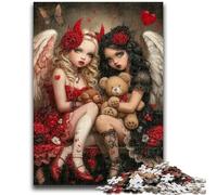 1000 Piece Jigsaw Puzzle for Adults And Teenagers Anime Evil Girl Teenager Jigsaw,Birthday Gift Idea for Adults, Family Game And Hobby (50x75cm)