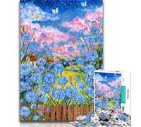 1000 Piece Jigsaw Puzzle for Adults And Teenagers Anime Field Adult Puzzles,Educational Games Wall Decoration Unique Birthday And Xmas Gifts (size 75x50cm)
