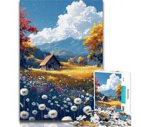 1000 Piece Jigsaw Puzzle for Adults And Teenagers Anime Landscape Puzzles,Educational Games DIY Toys Great Gifts And Toys 26x38cm