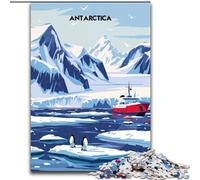 1000 Piece Jigsaw Puzzle for Adults And Teenagers Antarctic Expedition Help The Brain Exercise Addictive Toys to Cultivate Patience Parent-child Interaction (38x26cm) 1000pcs