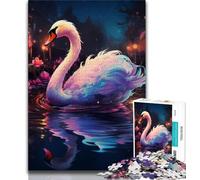 1000 Piece Jigsaw Puzzle for Adults And Teenagers Art Animals Flamingos,Stress Reliever Staycation Kill Time Wishlist with Santa Claus (75x50cm)