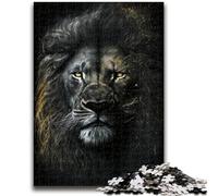 1000 Piece Jigsaw Puzzle for Adults And Teenagers Art Colourful Lions for And from 14 Years And over Play Toys Because It Is Ideal As A Gift for The Whole Family 38x26cm