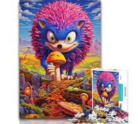 1000 Piece Jigsaw Puzzle for Adults And Teenagers Art Hedgehog Puzzles,Challenging Game Gifts for Is Ideal As A Gift for The Whole Family 26x38cm