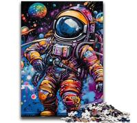 1000 Piece Jigsaw Puzzle for Adults And Teenagers Artistic Astronauts Adult Puzzles,Home Decoration Toys for Age 14 Years Up (75x50cm)